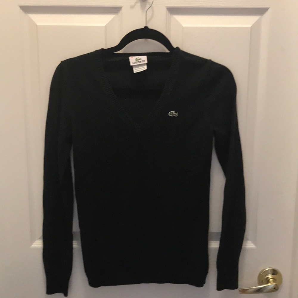 Women’s Black Lacoste Sweater 38